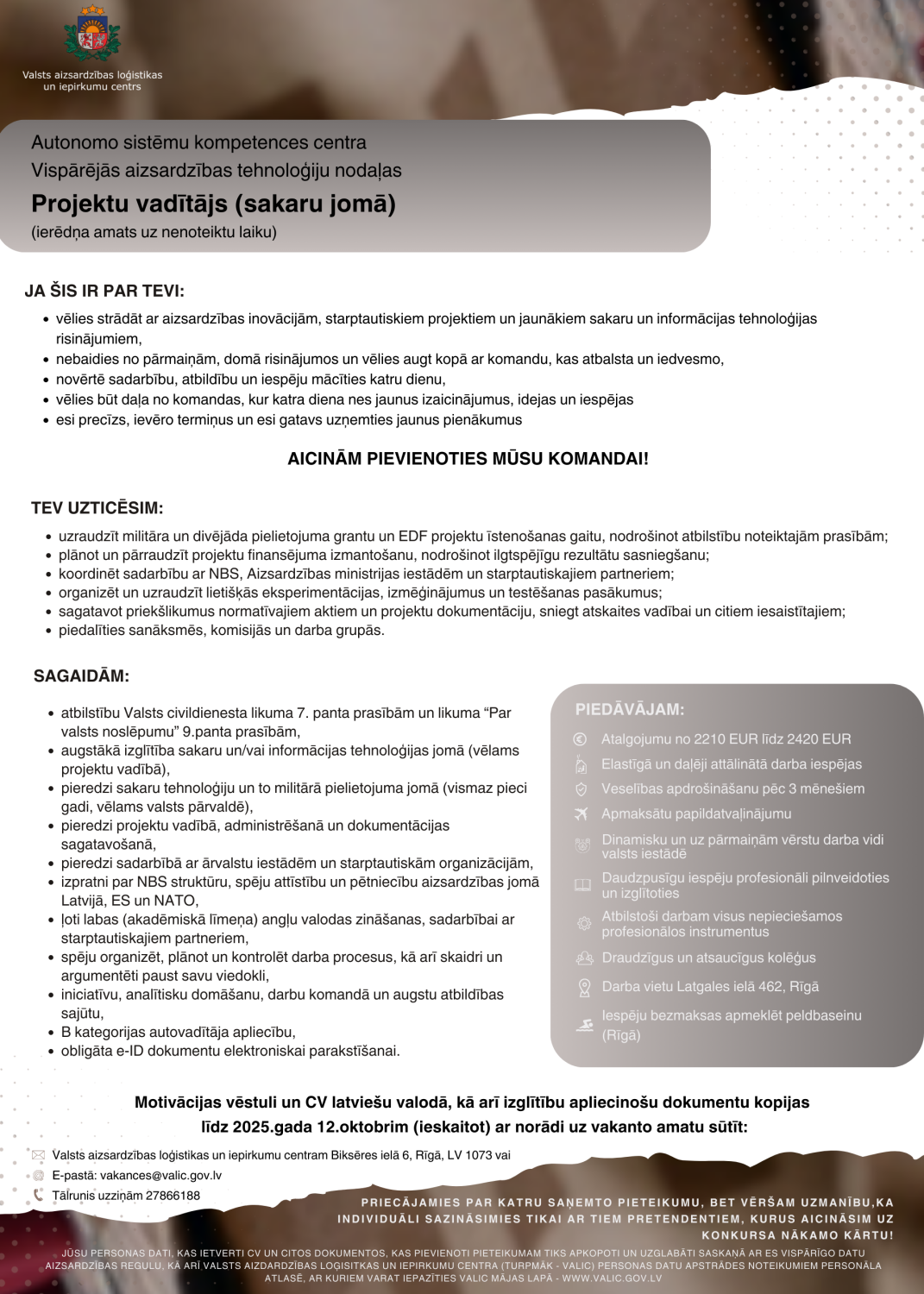 ASKC Projektu vad (5G)