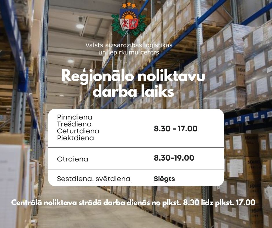 Noliktavu darba laiks