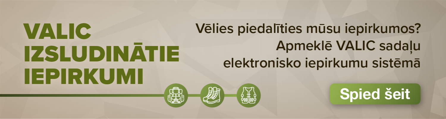 VALIC iepirkumi baneris